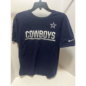 Nike Dallas Cowboys Short Sleeve T-Shirt Mens Size L NFL Athletic Fit